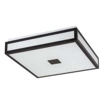 Rabalux - LED Laevalgusti vannituppa LED/24W/230V IP44 4000K 40x40 cm must