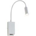Redo 01-1193 - LED Paindlik väike lamp HELLO LED/3W/230V valge