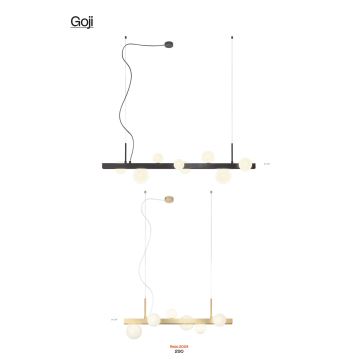 Redo 01-2377 - Lühter GOJI 8xG9/28W/230V must