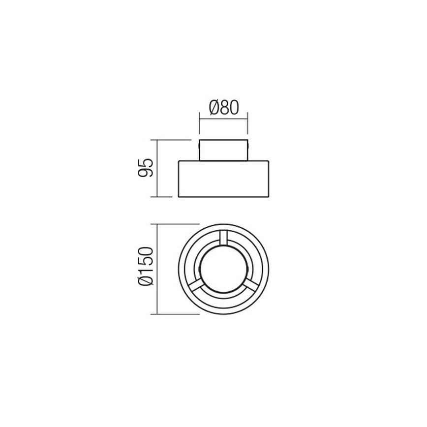 Redo 01-3096 - LED Laevalgusti PUNKT LED/6W/230V valge