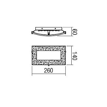 Redo 05-863 - LED Seinavalgusti ARTEMIS LED/10W/230V hõbedane