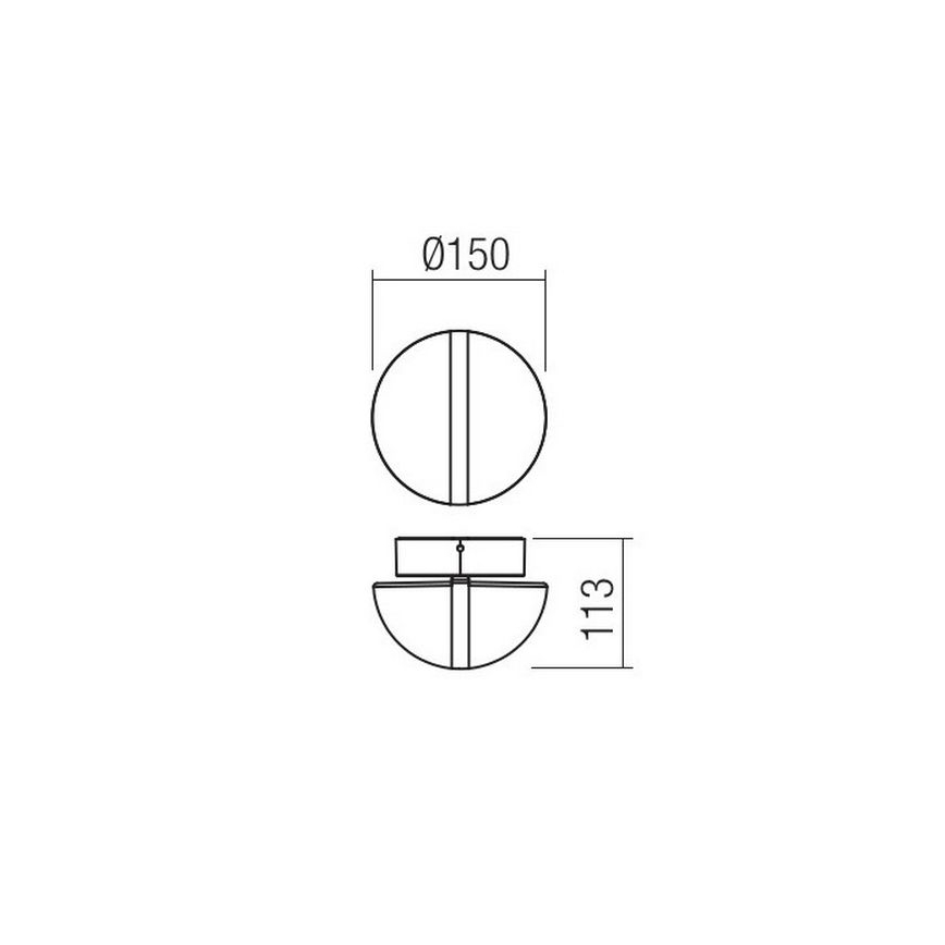 Redo 90364 - LED Väli seinavalgusti SIERRA LED/10,8W/230V IP54