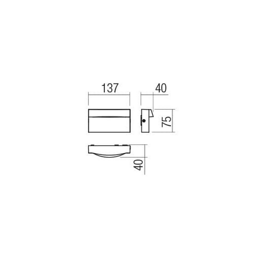 Redo 90425 - LED Väli seinavalgusti POLIFEMO LED/8W/230V IP65 valge