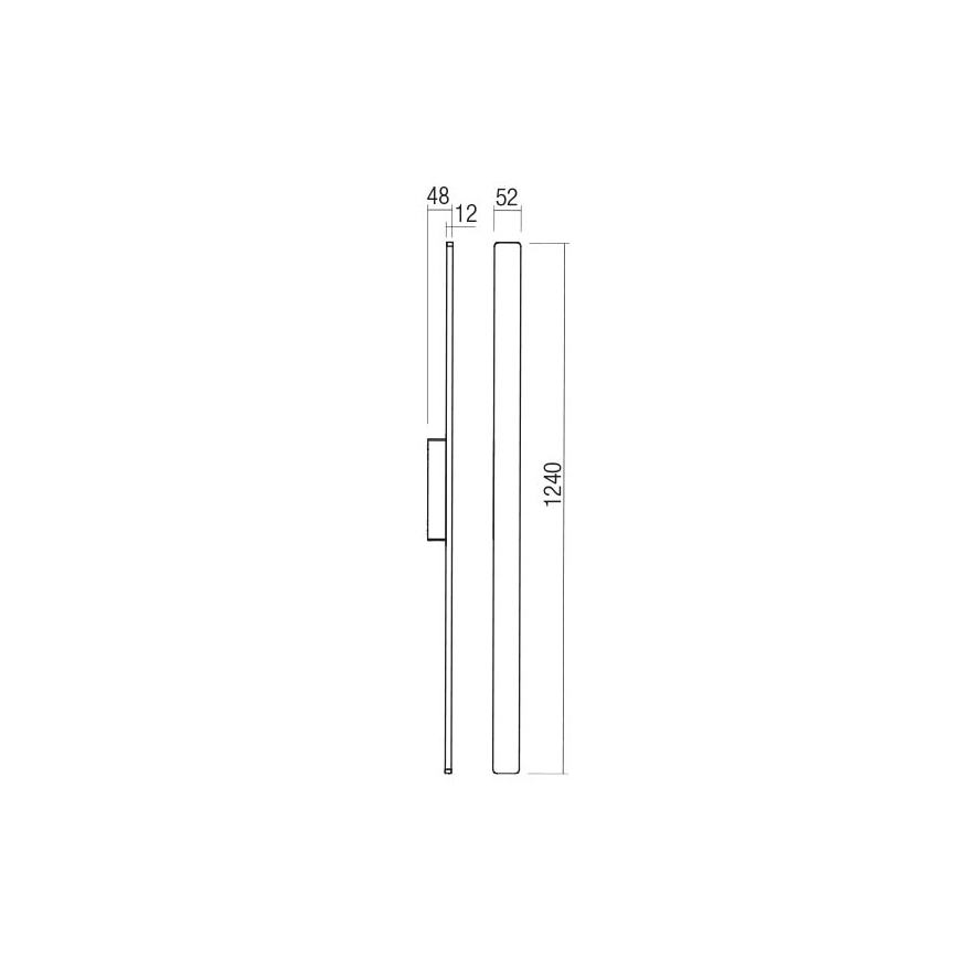 Redo 90430 - LED Väli seinavalgusti REFLEXA LED/20W/230V 3000K IP54 valge