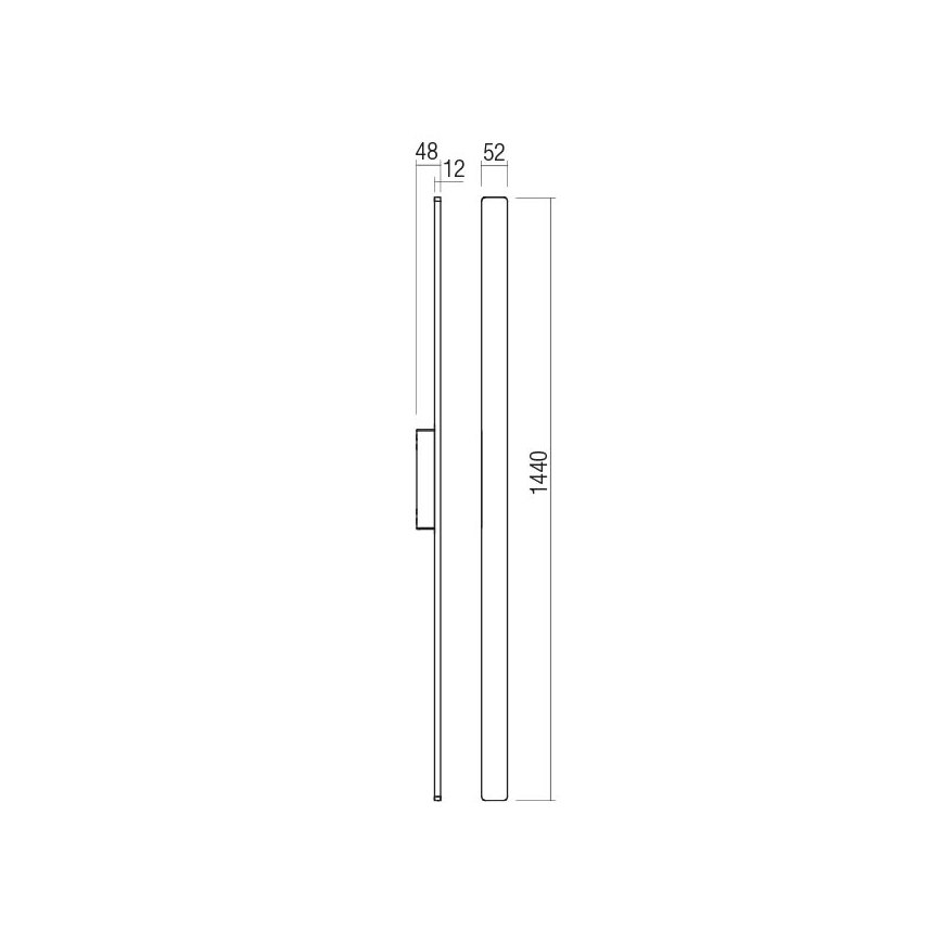 Redo 90432 - LED Väli seinavalgusti REFLEXA LED/24W/230V 3000K IP54 valge