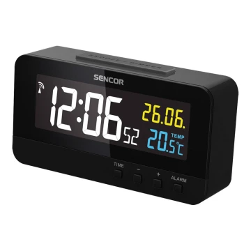 Sencor - Digitaalne kell äratuse ja termomeetriga 230V/1xCR2032
