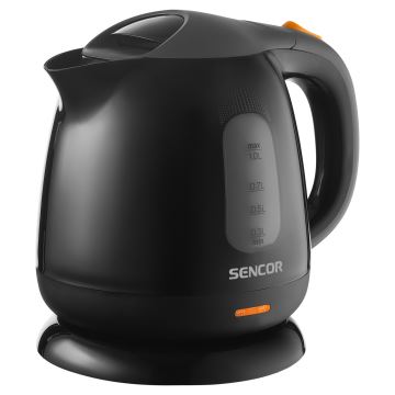 Sencor - Veekeetja 1 l 1100W/230V must/hall