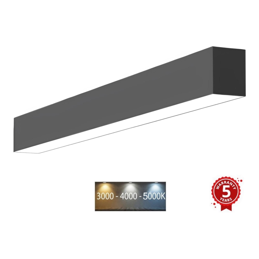 Sinclair - LED Laevalgusti LSM LED/40W/230V 3000K/4000K/5000K 120 cm must