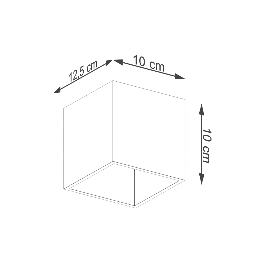 Kohtvalgusti seinale QUAD 1 1xG9/8W/230V must