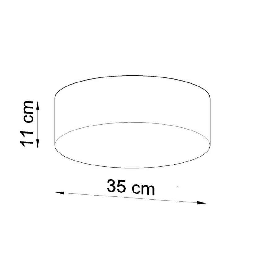 Sollux SL.0123 - Laevalgusti ARENA 35 2xE27/60W/230V valge