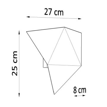 Sollux SL.0421 - Seinavalgusti SOLIDO 2xG9/40W/230V must