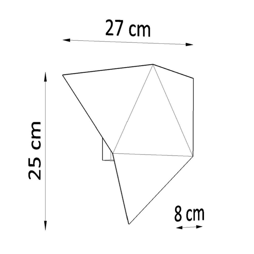 Sollux SL.0421 - Seinavalgusti SOLIDO 2xG9/40W/230V must