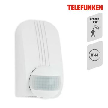 Telefunken 306506TF - Väli liikumisandur 180° IP44 valge