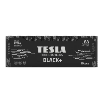 Tesla Batteries - 10 tk Alkaline patarei AA BLACK+ 1,5V 2800 mAh