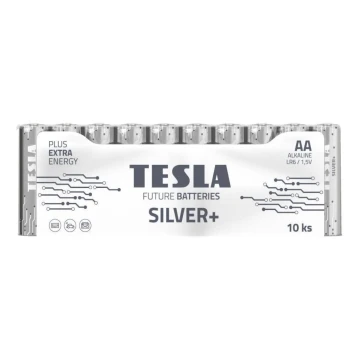 Tesla Batteries - 10 tk Alkaline patarei AA SILVER+ 1,5V 2900 mAh