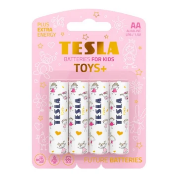 Tesla Batteries - 4 tk Alkaline patarei AA TOYS+ 1,5V 2900 mAh