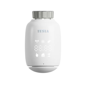 TESLA Smart - KOMPLEKT 3x Nutikas juhtmevaba termostaatpea 2xAA + nutikas ühendusvärav Hub Zigbee Wi-Fi