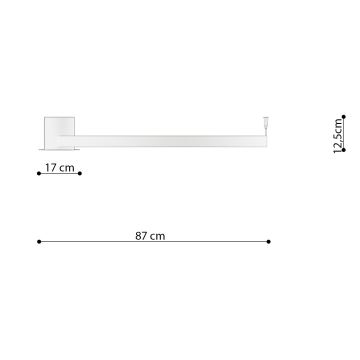 Thoro TH.252 - LED Laevalgusti RIO LED/50W/230V CRI90 3000K d. 78 cm kuldne