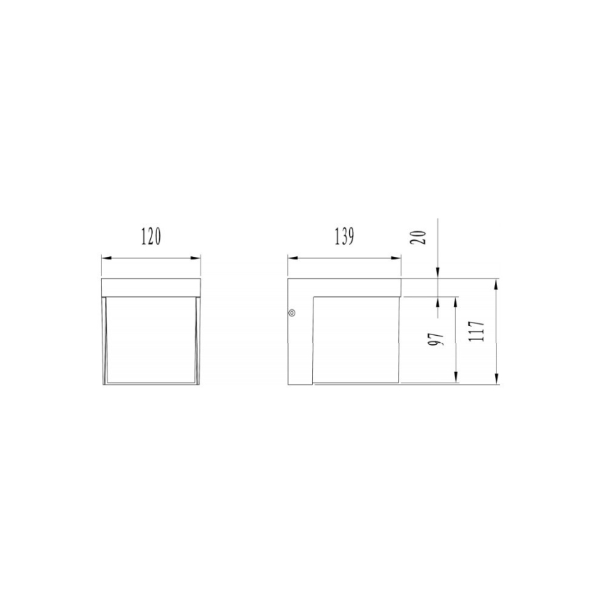 Trio - LED Väli seinavalgusti YANGTZE LED/4,5W/230V IP54 3000K