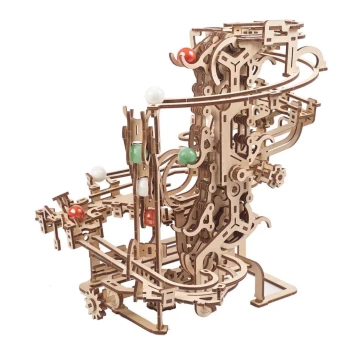 Ugears - 3D puidust mehaaniline pusle Marmorkuuli jooksukett