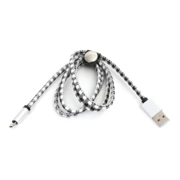 USB kaabel USB A / Micro USB ühendus 1m valge