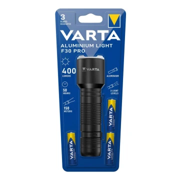 Varta 17608101421 - LED Taskulamp ALUMINIUM LIGHT LED/3xAAA