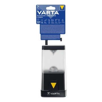 Varta 18666101111 -LED Hämardatav matkavalgusti OUTDOOR AMBIANCE LED/3xAA