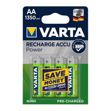 Varta 56746101404 - Alkaline patarei RECHARGE 4 x AA 1.2V/1350 mAh