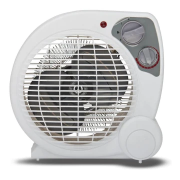 Ventilaator kütteelemendiga ZEFIR 1000/2000W/230V valge