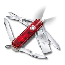 Victorinox - Multifunktsionaalne taskunuga mälupulgaga 6 cm/11 funktsiooni, punane