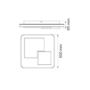 Wofi 11610 - LED Hämardatav laevalgusti FELA LED/40,5W/230V 3000K