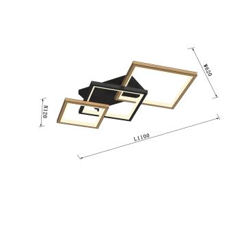 Wofi 9022-306M - LED Hämardatav laevalgusti MATERA LED/37W/230V