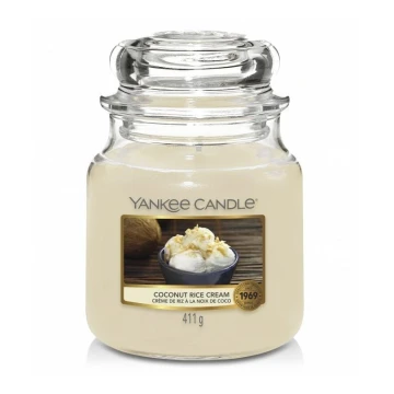 Yankee Candle - Lõhnaküünal COCONUT RICE CREAM keskmine 411g 65-75 tundi