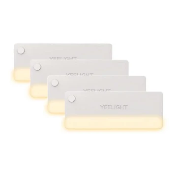 Yeelight - KOMPLEKT 4x LED Mööblivalgustus anduriga LED/0,15W/5V 2700K