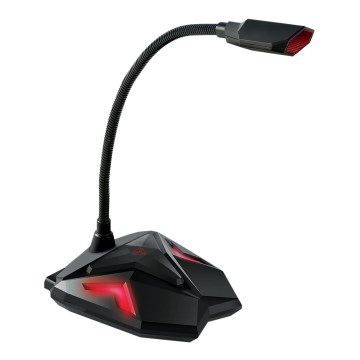 Yenkee - LED Mänguri mikrofon USB 5V must/punane
