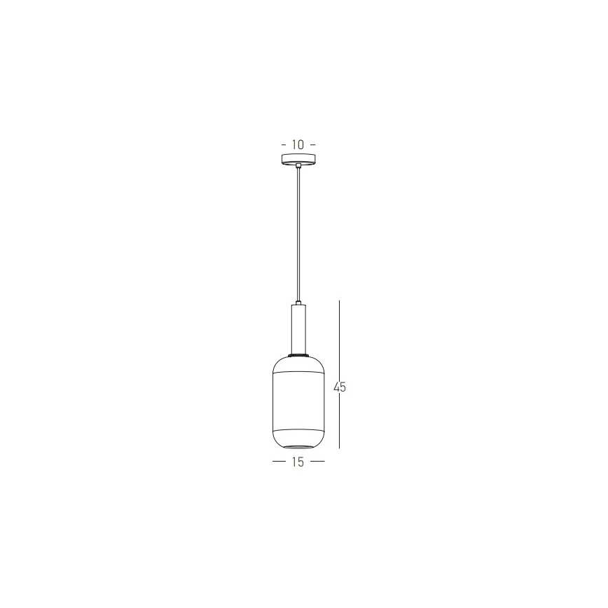 Zambelis 22070 - Lühter 1xE27/40W/230V d. 15 cm kuldne