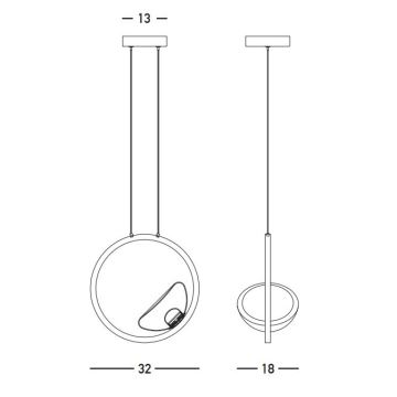 Zambelis 23028 - LED Hämardatav lühter LED/7W/230V 3000K kuldne