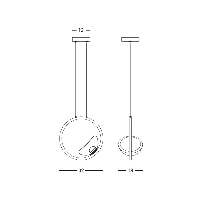 Zambelis 23028 - LED Hämardatav lühter LED/7W/230V 3000K kuldne