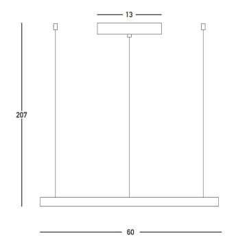 Zambelis 23032 - LED Hämardatav lühter LED/28W/230V 3000K d. 60 cm kuldne