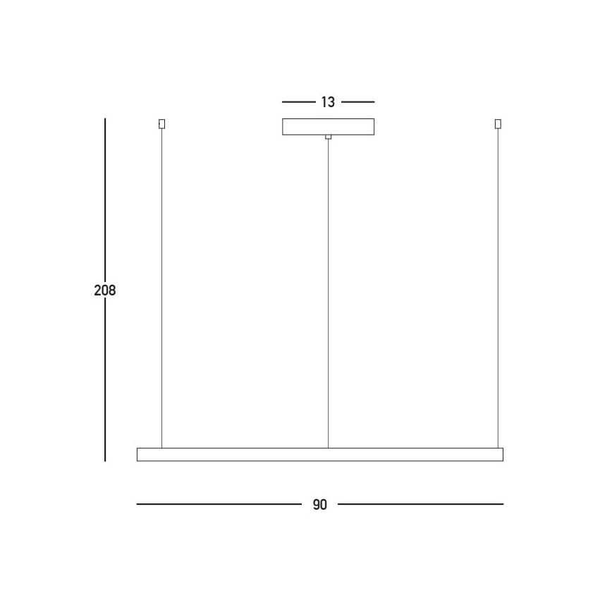 Zambelis 23034 - LED Hämardatav lühter LED/45W/230V 3000K d. 90 cm kuldne