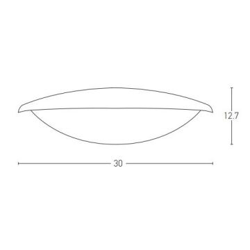 Zambelis E115 - LED Väli seinavalgusti LED/6W/230V IP54 antratsiit