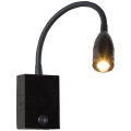 Zambelis H32 - LED Paindlik väike lamp LED/3W/230V must
