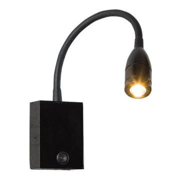 Zambelis H32 - LED Paindlik väike lamp LED/3W/230V must