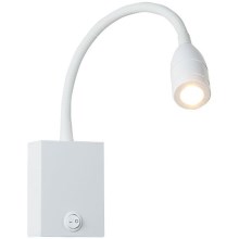 Zambelis H33 - LED Paindlik väike lamp LED/3W/230V valge