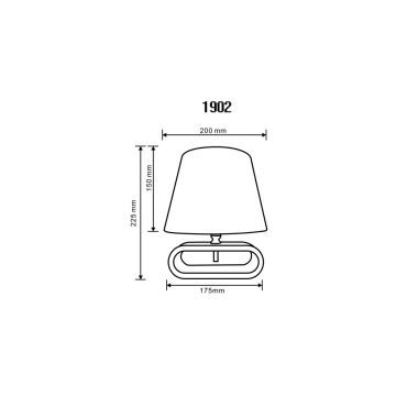 Zuma Line 2529-000-200-000-0113 - Laualamp 1xE14/40W/230V bambus/valge