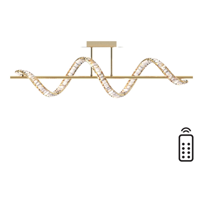 Zuma Line - LED Hämardatav kristall-lühter LED/24,5W/230V 2700-6000K + kaugjuhtimispult