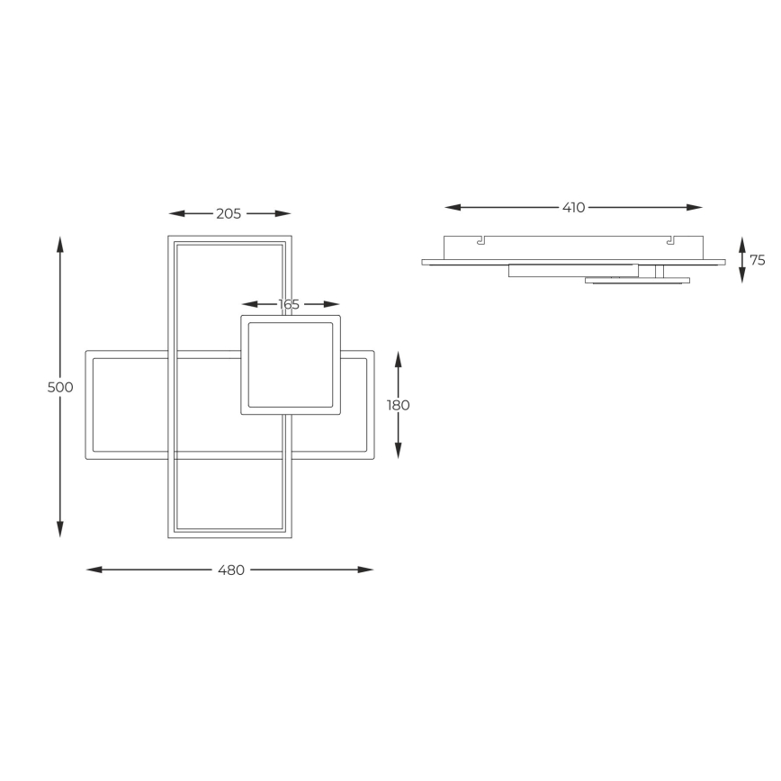 Zuma Line - LED Hämardatav laevalgusti LED/46W/230V kuldne