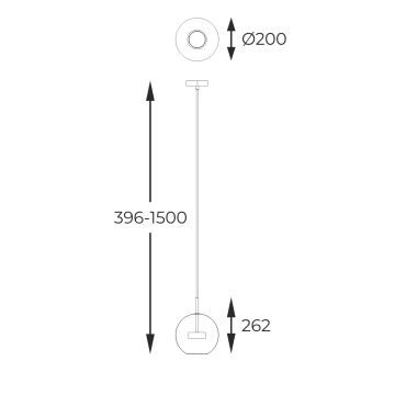 Zuma Line - LED Lühter LED/5W/230V hõbedane