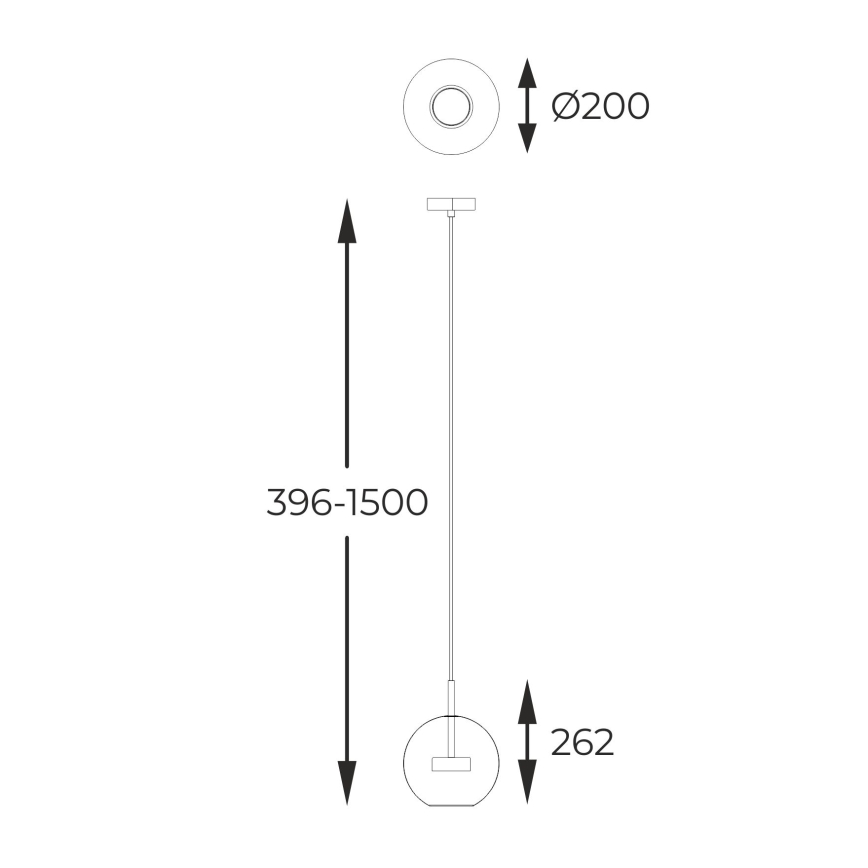 Zuma Line - LED Lühter LED/5W/230V kuldne