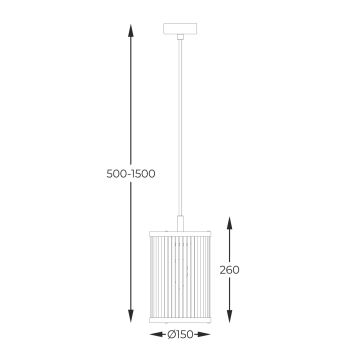 Zuma Line - Lühter 1xE14/60W/230V must